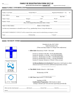 Family FF Registration including EDGE