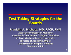 Test Taking Strategies for the Boards Test Taking Strategies for the