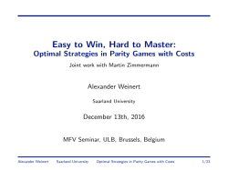 Easy to Win, Hard to Master: Optimal Strategies in Parity Games with