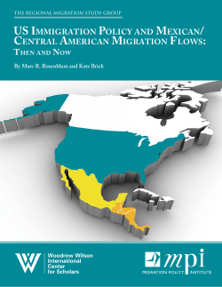 Mexican Migration to the United States: Underlying Economic