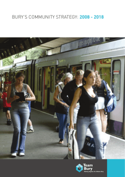 Bury`s community strategy: 2008 - 2018