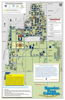 Smoke-Free Campus Map