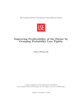 Improving Predictability of the Future by Grasping Probability Less