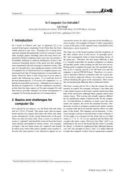 Is Computer Go Solvable? - Journal of Unsolved Questions