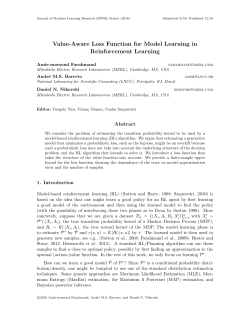 Value-Aware Loss Function for Model Learning in Reinforcement