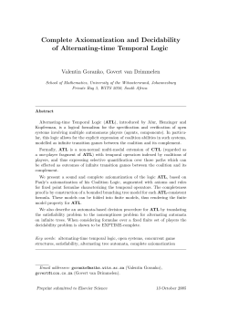 Complete Axiomatization and Decidability of Alternating