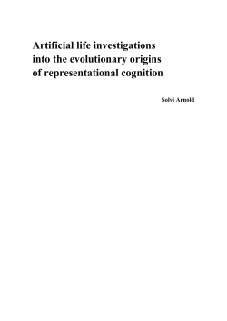 Artificial life investigations into the evolutionary origins of