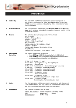 Prospectus - Old.ITTF.com - International Table Tennis Federation