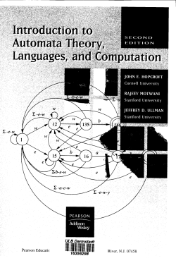 Introduction to Automata Theory, Languages, and Computation