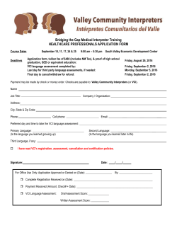 Heading 1 - Valley Community Interpreters