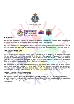 Public Information - Durham Constabulary