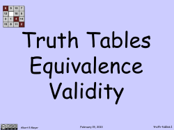 truth-tables