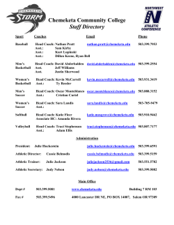 Chemeketa Community College Staff Directory