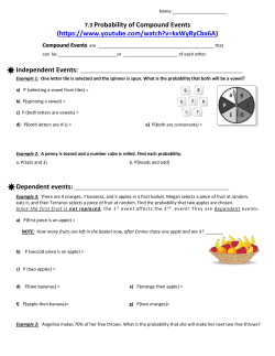 7.3 Probability of Compound Events (https://www.youtube.com