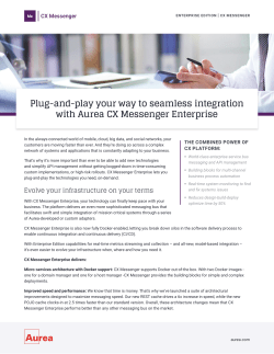 Plug-and-play your way to seamless integration with Aurea CX