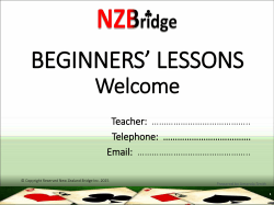 Lesson 2A - NZ Bridge