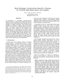 Multi-Strategy Construction-Specific Parsing for Flexible Data