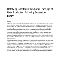 Rachel and her team took their collected data to formal response