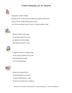 Fun 7 Habits books for you to read and discuss with