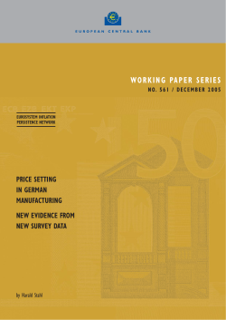 Price setting in German manufacturing: new evidence from