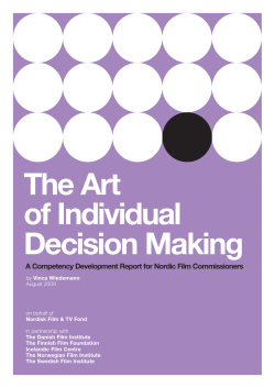 The Art of Individual Decision Making