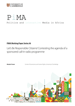 Let`s Be Responsible Citizens! Contesting the agenda