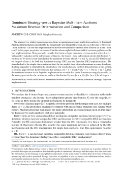 Dominant-Strategy versus Bayesian Multi