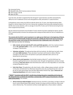 GOTV Surge in GA-06 DT: April 10, 2017 From the star
