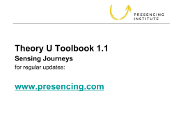 Theory U Toolbox