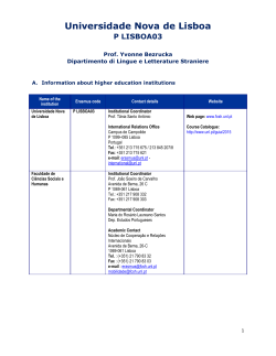 Universidade Nova de Lisboa