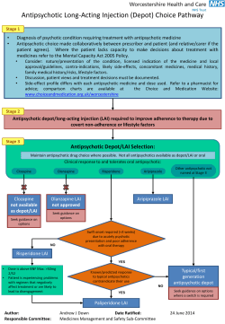 (Depot) Choice Pathway - NHS South Worcestershire CCG