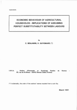 implications of assuming perfect substitutability between