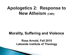 Lecture notes in PDF - Lakeside Institute of Theology