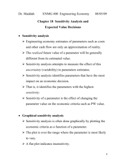 Dr. Maddah ENMG 400 Engineering Economy 08/05/09 Chapter 18