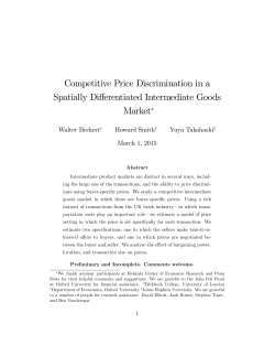 Competitive Price Discrimination in a Spatially