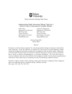 Implementing Weak Instrument Robust Tests for a General Class of