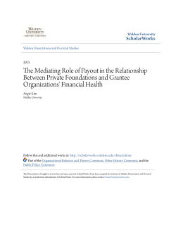The Mediating Role of Payout in the Relationship