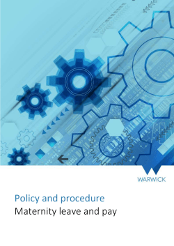 5.1. Statutory maternity pay