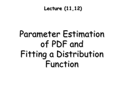 Stochastic Modelling and Geostatistics