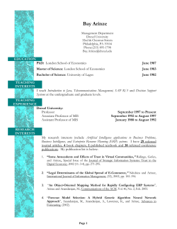 Grant AWARDs - Personal Web Page