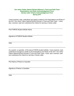 Ann Arbor Father Gabriel Richard Women`s Track and Field Team