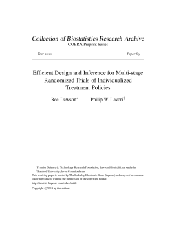 Efficient Design and Inference for Multi