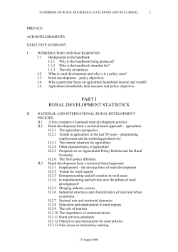 agriculture household income and wealth