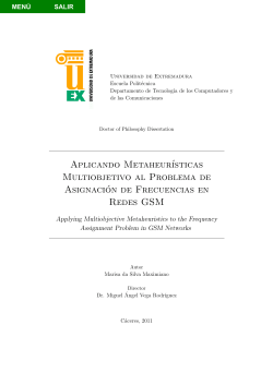 Applying Multiobjective Metaheuristics to the Frequency Assignment