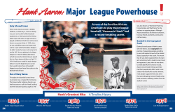 Hank Aaron:Major League Powe League Powerhouse