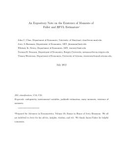 An Expository Note on the Existence of Moments of Fuller and HFUL