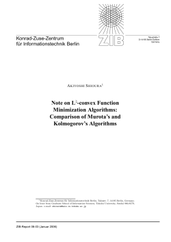 convex Function Minimization Algorithms: Comparison of Murota`s
