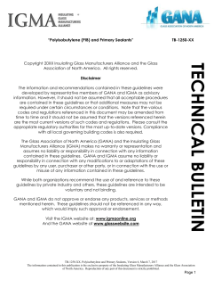 TR-3401-96 - Insulating Glass Manufacturers Alliance