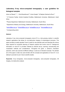 Laboratory X-ray micro