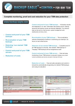 Complete monitoring, proof and cost reduction for